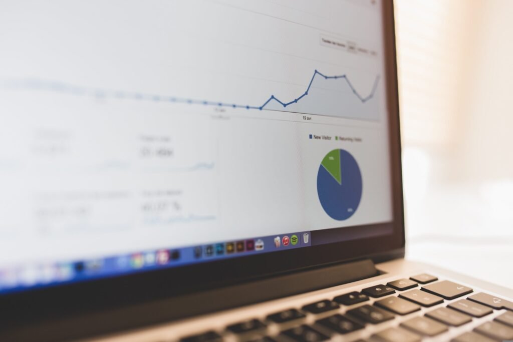 Laptop showing SEO work